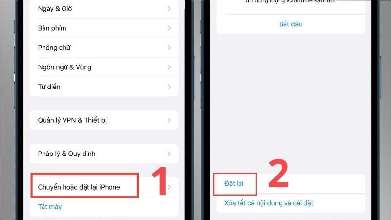 Cách khôi phục cài đặt gốc, reset điện thoại iPhone an toàn, hiệu quả - Thegioididong.com